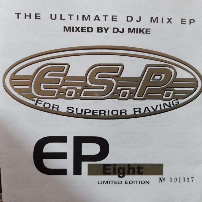 CD - E.S.P for Superior Raving - EP Eight Limited Edition (No 1007)