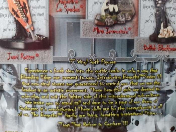 Begoths Delilah Blackheart Series 5 - 7` Bleeding Edge (NOS)