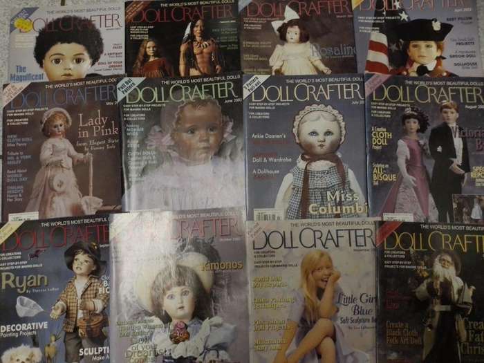 Doll Crafter 2002 complete set 12 Issues Jan - Dec