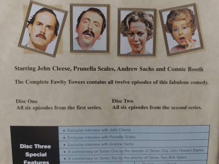 DVD - Fawlty Towers Series 1 & 2  (3 Disc set)
