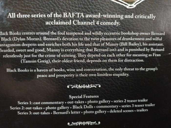 DVD - The Complete Black Books Series 1,2 & 3