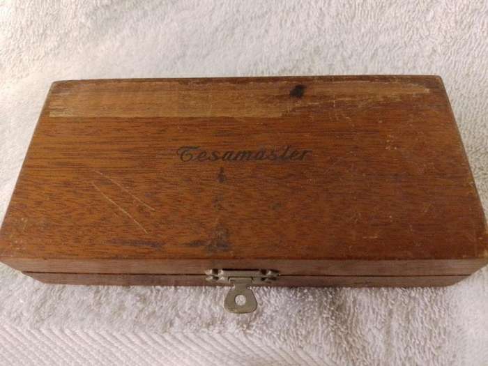 Vintage Tesamaster TESA in Original Wooden Box