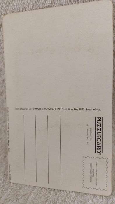 Vintage Puzzle Card Post Card - Happy Birthday