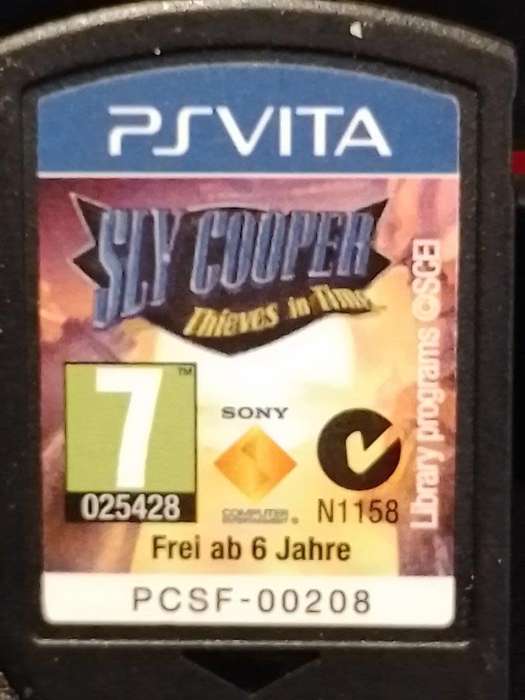 PSVITA - Sly Cooper Thieves in Time - Cartridge Only