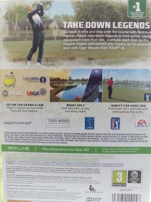 Xbox 360 - Tiger Woods PGA Tour 14