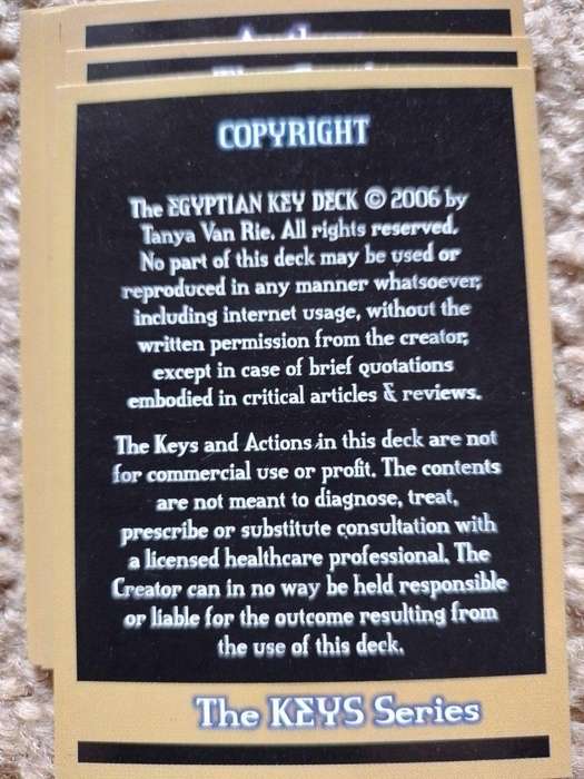 Egyptian The Key Series (NOS)