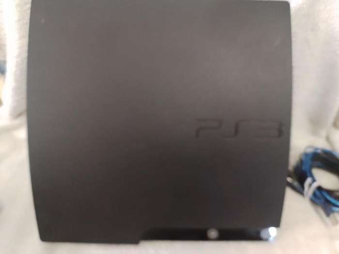 PS3 - Slim 150Gig Black Console - New Generic Controller + Cables