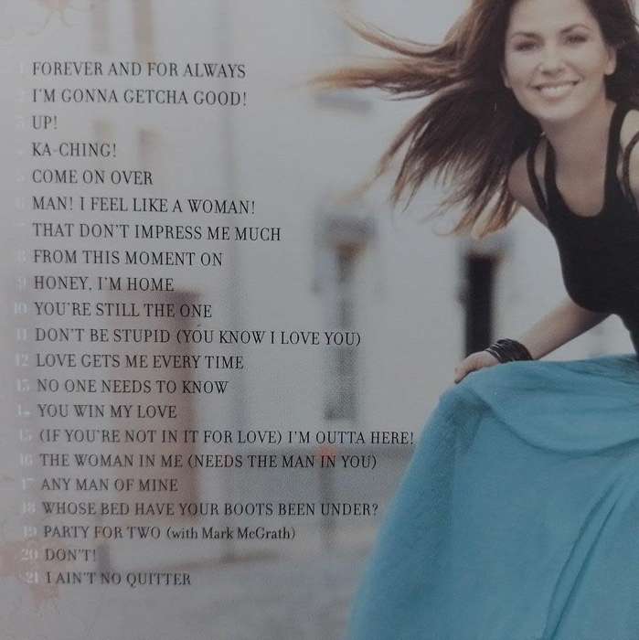 CD - Shania Twain Greatest Hits