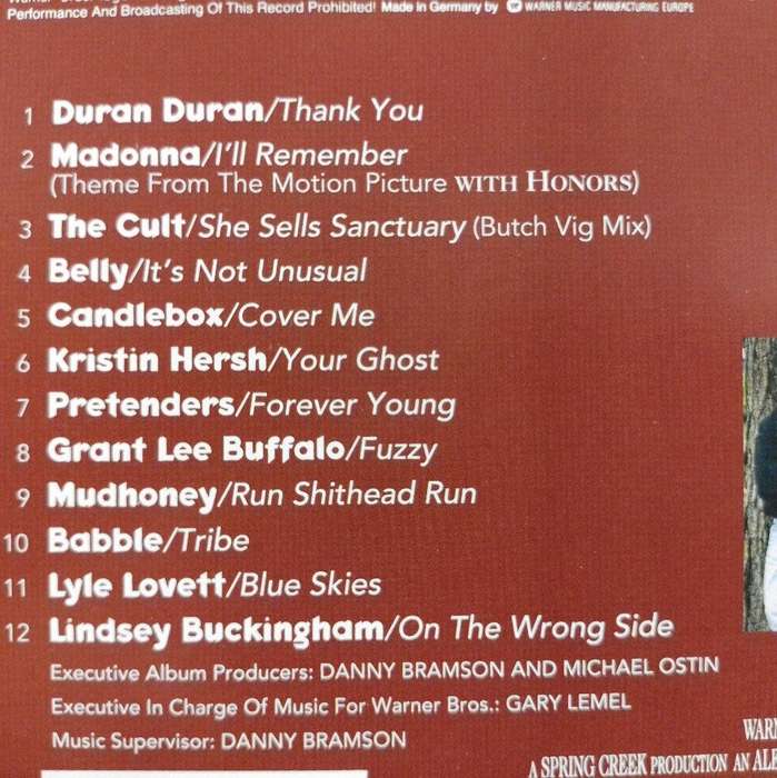 CD - With Honors (Music From The Motion Picture Soundtrack)