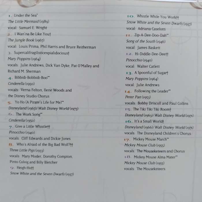 CD - The Disney Collection Vol. No. 1