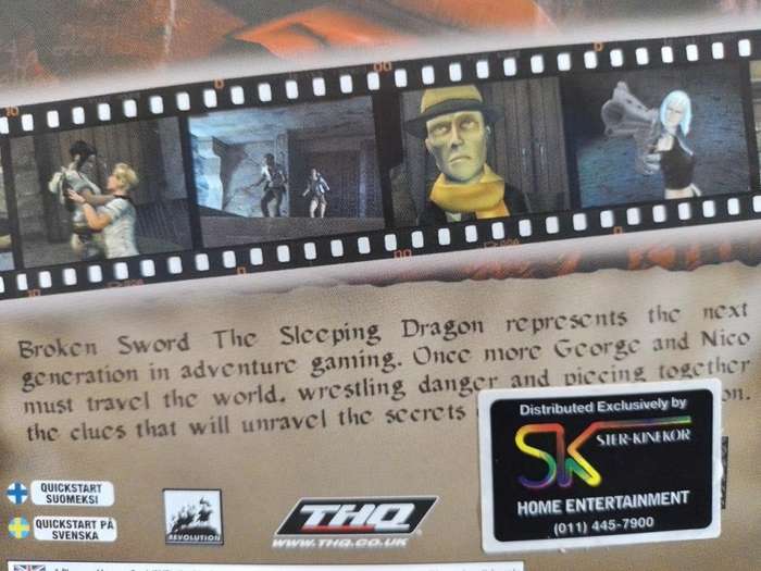 PS2 - Broken Sword The Sleeping Dragon