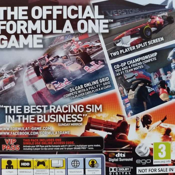 PS3 - F1 2011 Formula 1