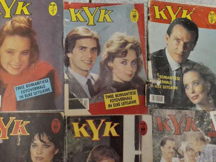 Job Lot of 12 x Vintage KYK Photo Story Magazines Circa 70`s 80`s