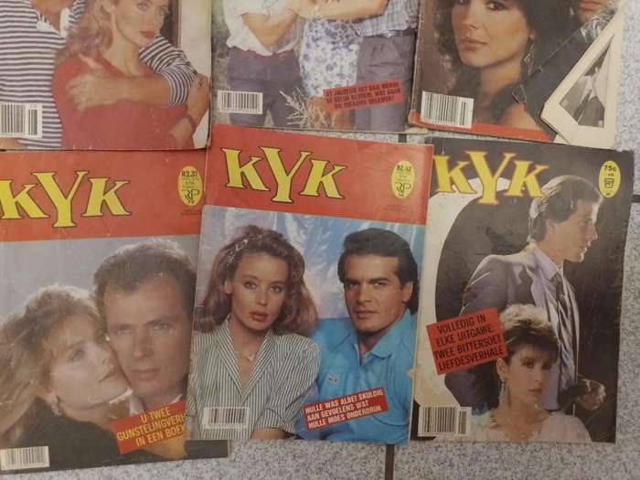 Job Lot of 12 x Vintage KYK Photo Story Magazines Circa 70`s 80`s