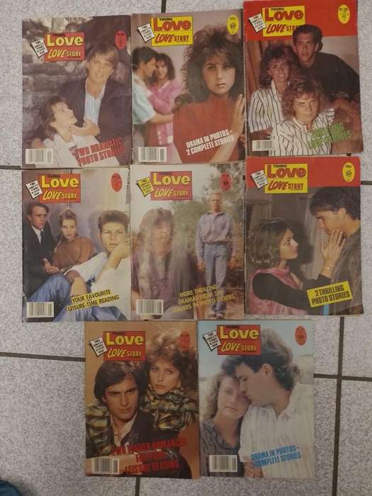 Job Lot of 8 x Vintage Young Love Love Story Photo Story Magazines Circa 70`s 80`s