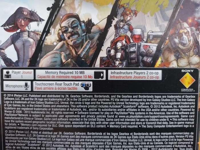 PSVITA - Borderlands 2