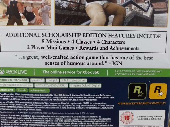 Xbox One - Bully Scholarship Edition (Plays on Xbox 360)