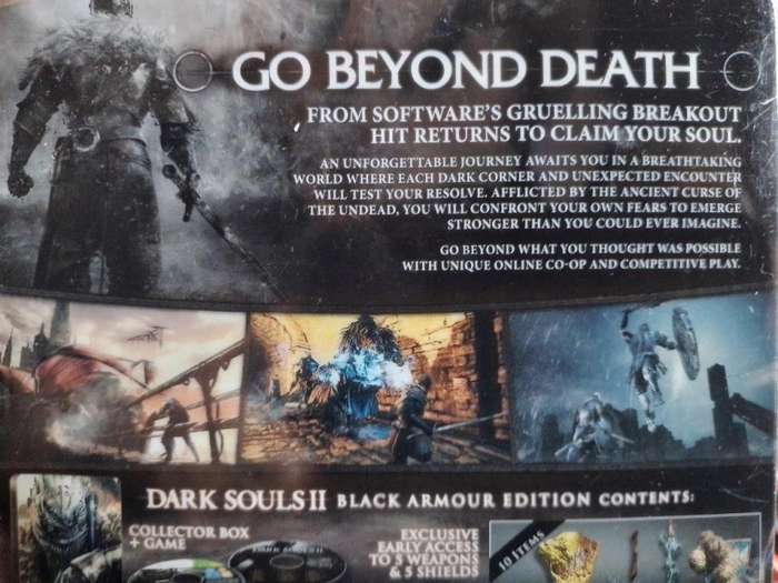 Xbox 360 - Dark Souls II Black Armour Edition (Steel Book)