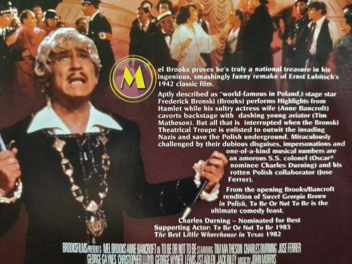 DVD - To Be or Not To Be Mel Brooks