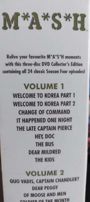 DVD - MASH The Complete Fourth Season