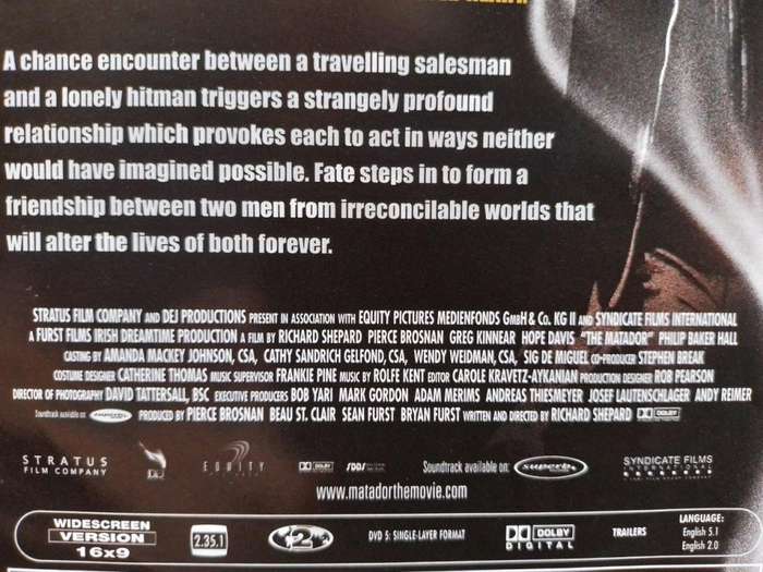 DVD - The Matador