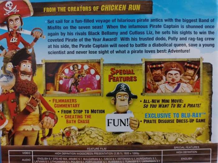 Blu-ray - The Pirates Blu-ray + DVD