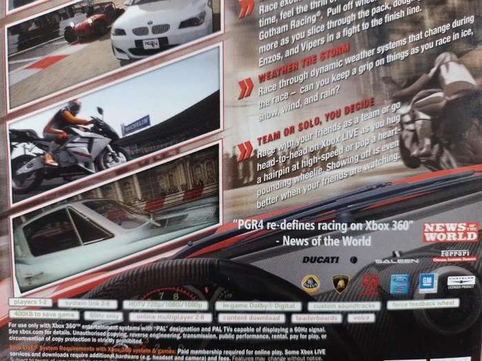 Xbox 360 - PGR 4