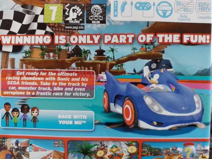 Wii - Sonic Sega All Stars Racing