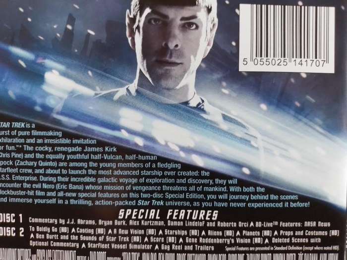 Blu-ray - Star Trek 2 Disc Special Edition