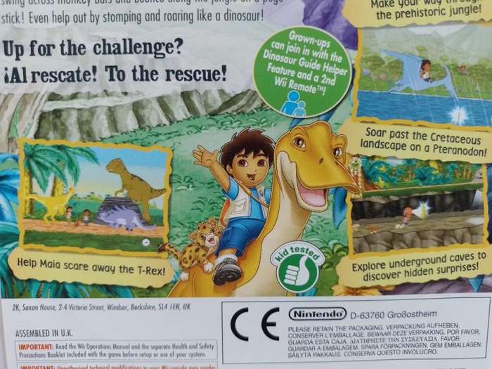 Wii - Go Diego Go Great Dinosaur Rescue