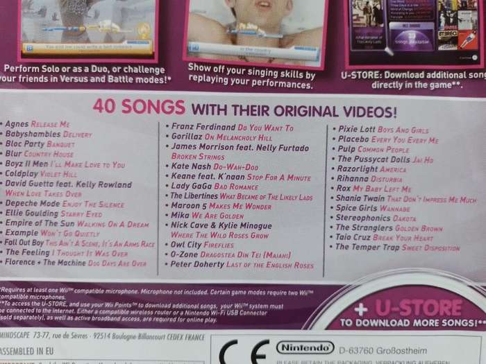 Wii - U-Sing 2