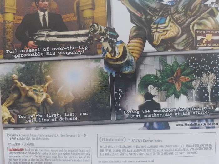 Wii - MIB Alien Crisis