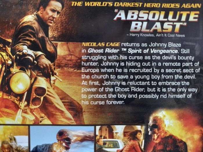 DVD - Ghost Rider - Spirit of Vengence