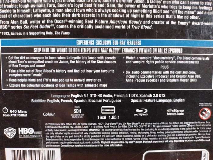 Blu-ray - True Blood The Complete First Season
