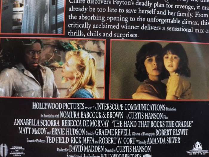 DVD - The Hand That Rocks The Cradle
