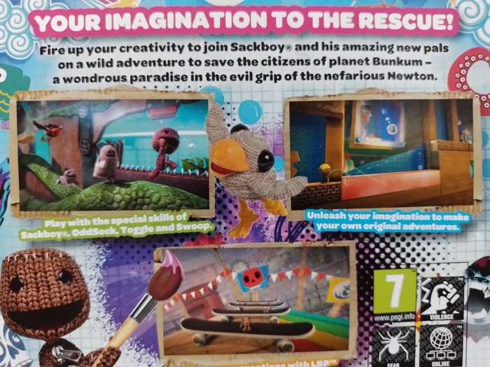 PS3 - Little Big Planet 3 (Playstation Move Features)