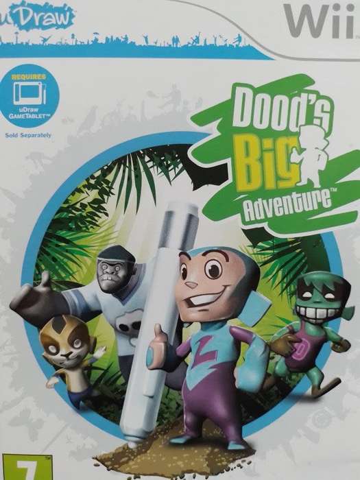 Wii - UDraw Dood's Big Adventure - Requires U Draw Tablet