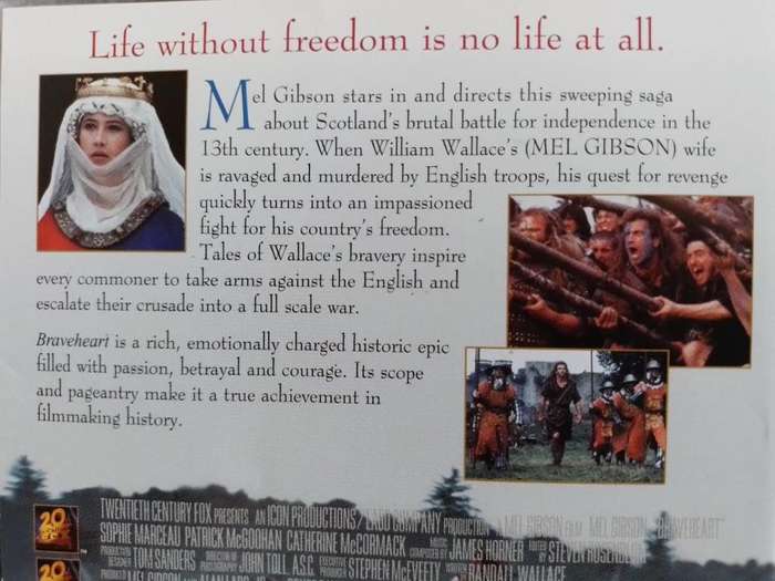 DVD - Braveheart Mel Gibson