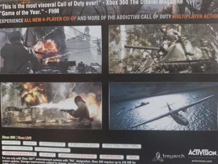 Xbox 360 - Call of Duty World At War - Classics