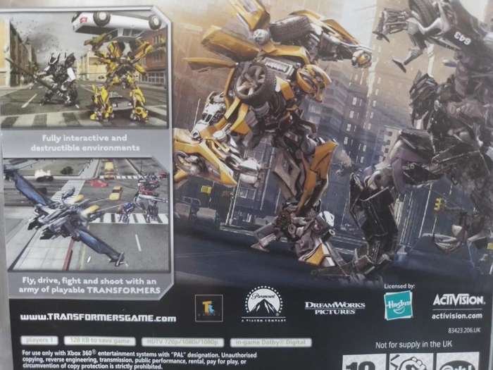 Xbox 360 - Transformers The Game - Classics