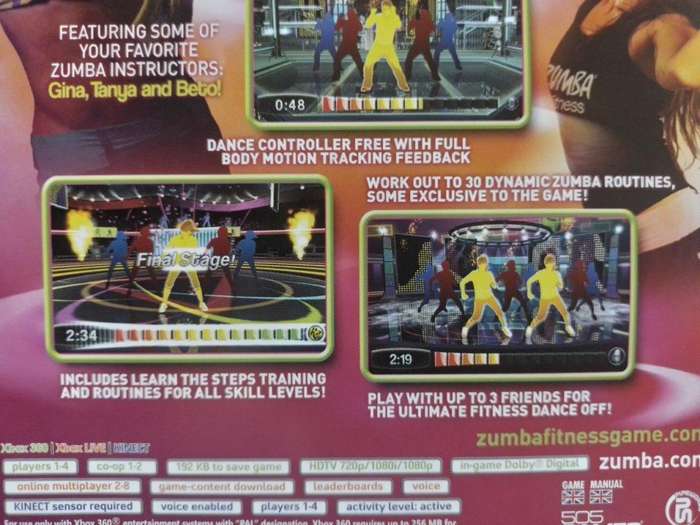 Xbox 360 - Zumba Fitness Join The Party  (Requires Kinect Sensor)