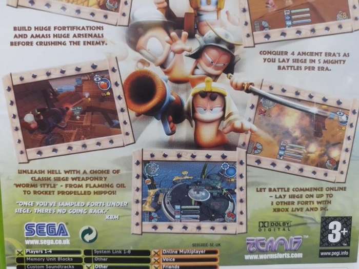 Xbox - Worms Forts Under Siege