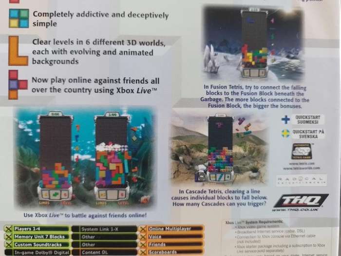 Xbox - Tetris Worlds