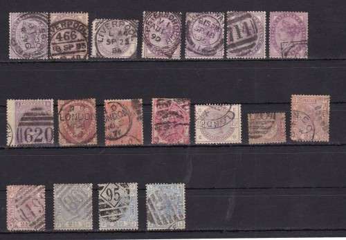 GB - QUEEN VICTORIA - 18 X FINE USED STAMPS - HIGH CV FOR THIS STAMPS - AS PER SCAN - UNCHECKED