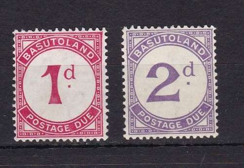 BASUTOLAND - 1933 - POSTAGE DUE STAMPS - AS PER SCAN
