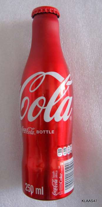 COCA-COLA SOUTH AFRICA : ALUMINIUM : 100 YEARS OF THE COCA-COLA COKE BOTTLE (SEALED)