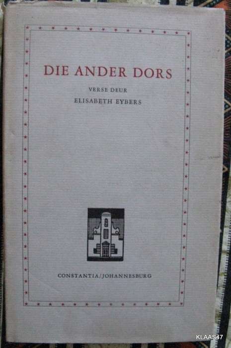 Die ander dors verse deur Elisabeth Eybers dun boek
