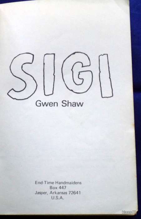 Sigi - Gwen Shaw - Paperback 1977