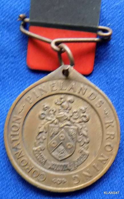 GREAT BRITAIN 2 JUNE 1953 ELIZABETH 11`PINELANDS` COMMEMORATIVE MEDALLION 32MM