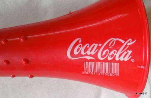 VUVUZELA : COCA-COLA (SHOPRITE) : 61cm LONG